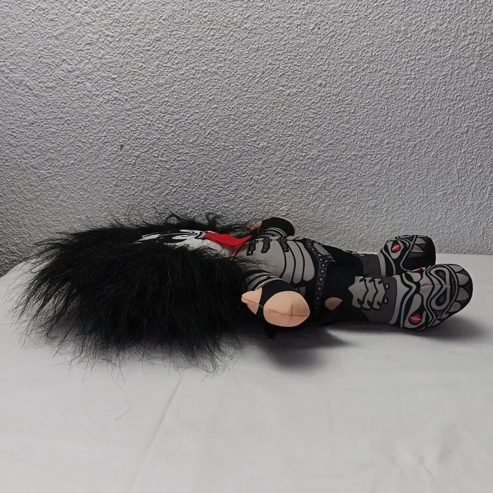 Kiss Gene Simmons 2014 Toy Factory 14 Inch Plush Doll Flawed 80's Rock Hair Band